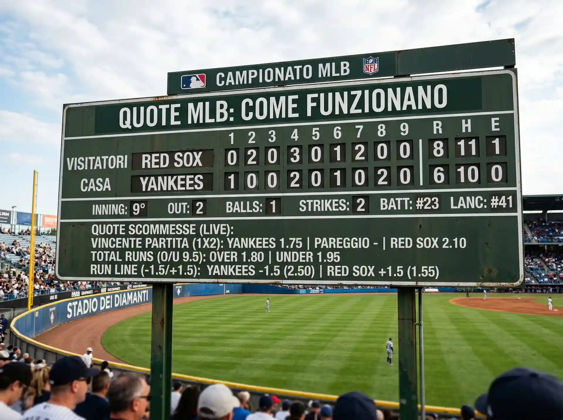 Quote MLB e come funzionano le scommesse baseball
